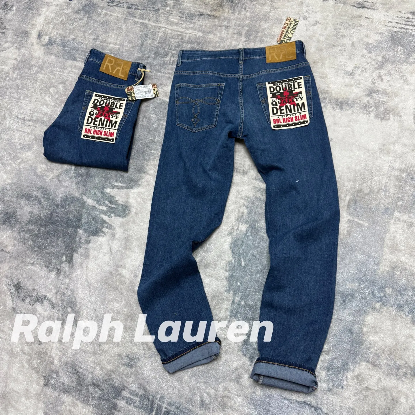 P 180🆕 2026 Polo Ralph Lauren RRL Series｜ Classic ， “ ” ， 。 ， 。 1. ◦ Retro Cream White ， Classic「POLO RALPH LAUREN」 ◦ Brown ， “RL” 「RRL HIGH SLIM」 ◦ ， Classic Retro (RRL) 2. ◦ Classic ， ， Orange ◦ ， Retro ◦ ★ ZIP FLY ★ ， 3. 「CUT FROM THE FINEST QUALITY DENIM」 —— ， ， 。 ------ ：Blue Size ：30 31 32 33 34 35 36 38
